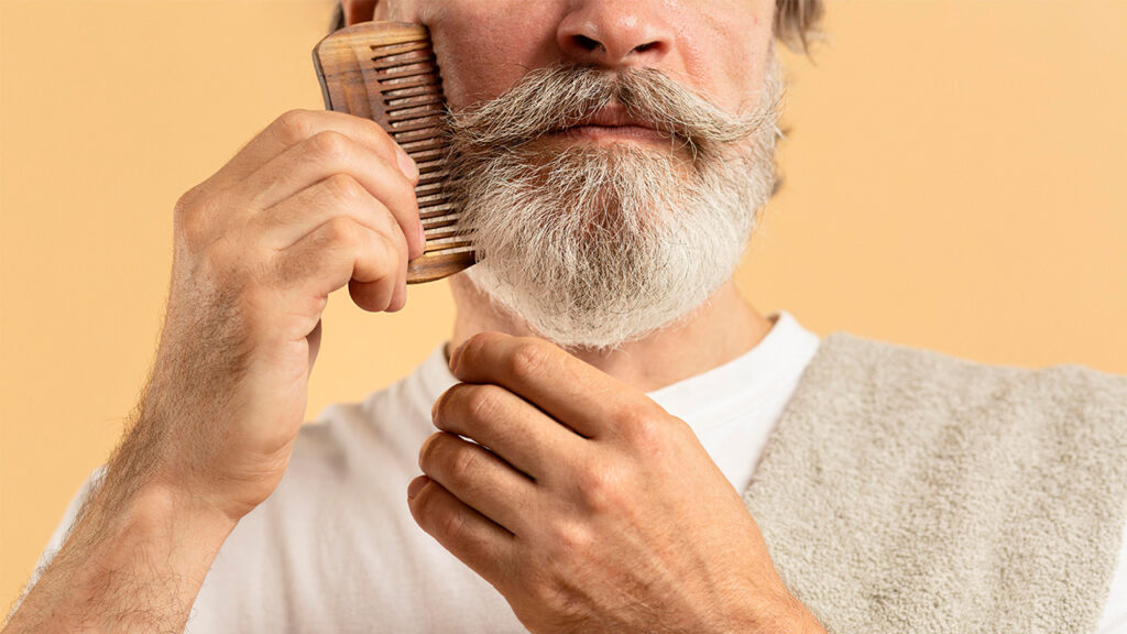 Use a Beard Brush or Comb